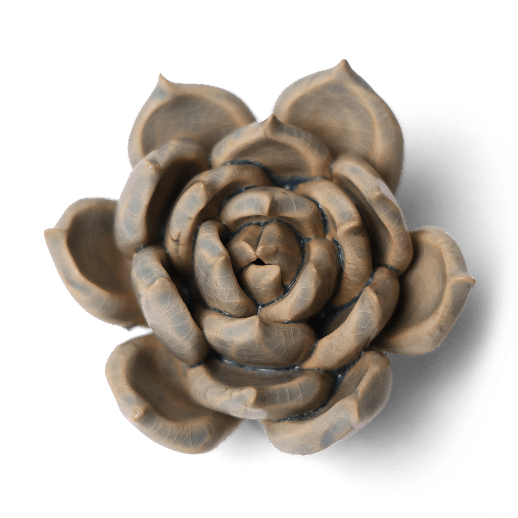 Ceramic Flower Succulent Blue 12 - Chive Ceramics Studio - Ceramic Flowers - Chive US