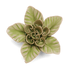 English Garden Ceramic Flower Green Lotus Wall Art - Chive Ceramics Studio - Ceramic Flowers - Chive US