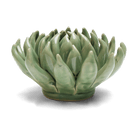 English Garden Ceramic Flower Green Large Succulent Wall Art - Chive Ceramics Studio - Ceramic Flowers - Chive US