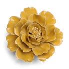 English Garden Ceramic Flower Yellow Rose Wall Art - Chive Ceramics Studio - Ceramic Flowers - Chive US