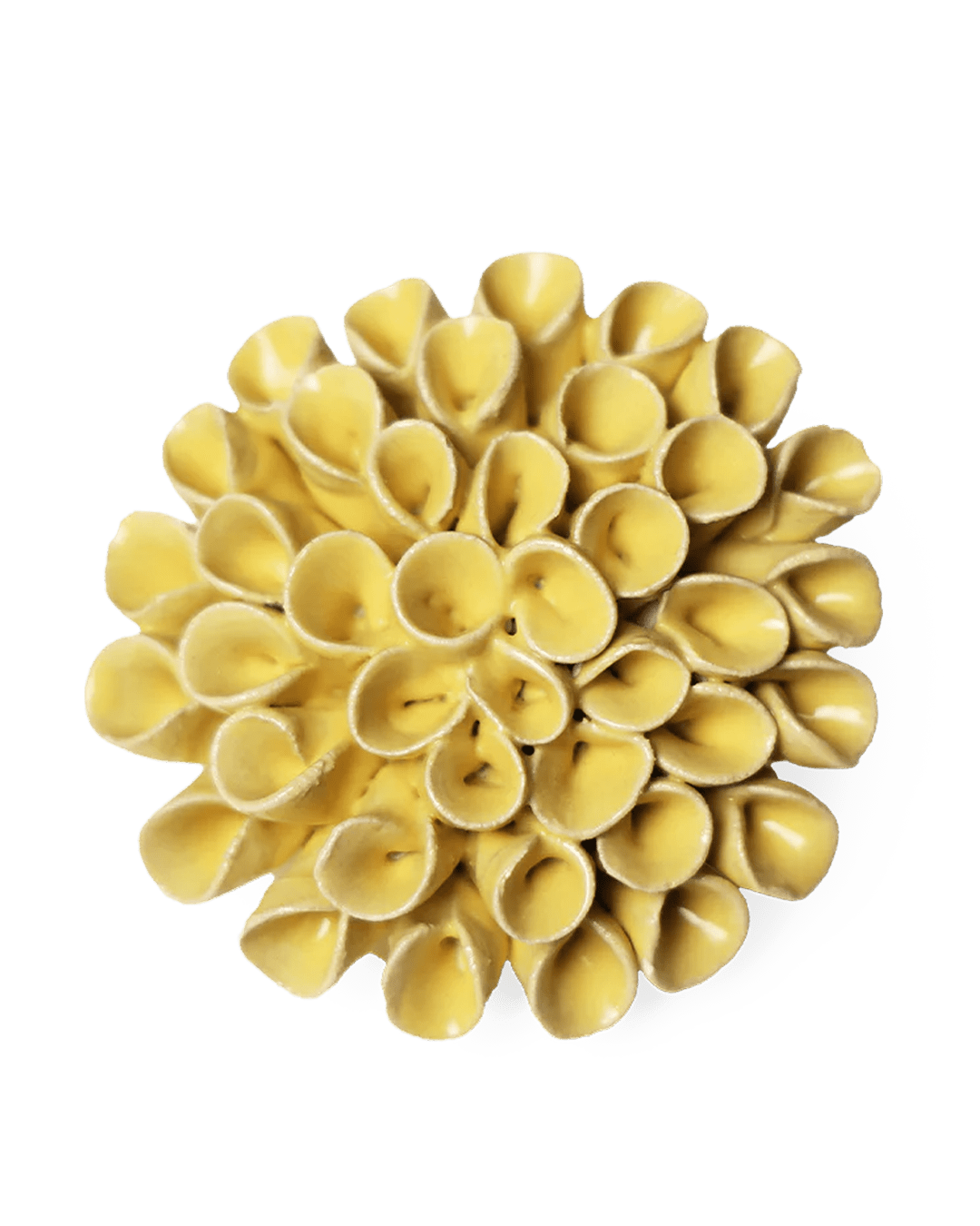 Ceramic Flower - Flower Yellow 3 - Chive Ceramics Studio - Ceramic Flowers - Chive US