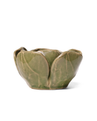 Green Rose 4  ceramic wall flower — Classic Collection — designed in Toronto by Chive Studio