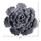 Ceramic Flower Wall Art Lettuce Grey XL 5 - Chive Ceramics Studio - Ceramic Flowers - Chive US