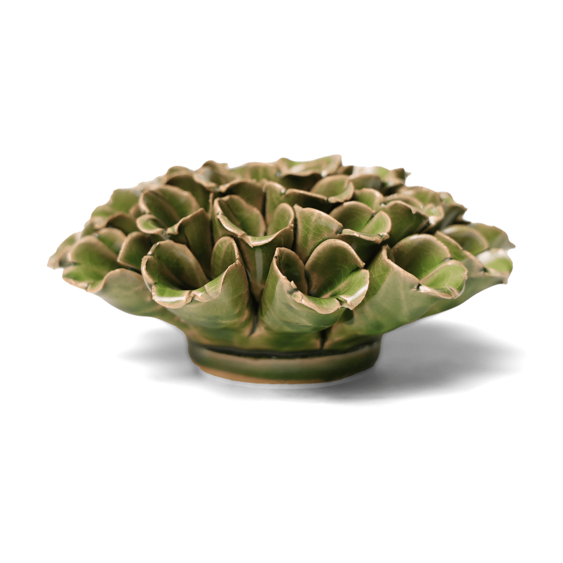 Ceramic Flower Wall Art Polyp Green Large - Chive Ceramics Studio - Ceramic Flowers - Chive US