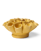Ceramic Flower Wall Art Polyp Yellow Medium - Chive Ceramics Studio - Ceramic Flowers - Chive US