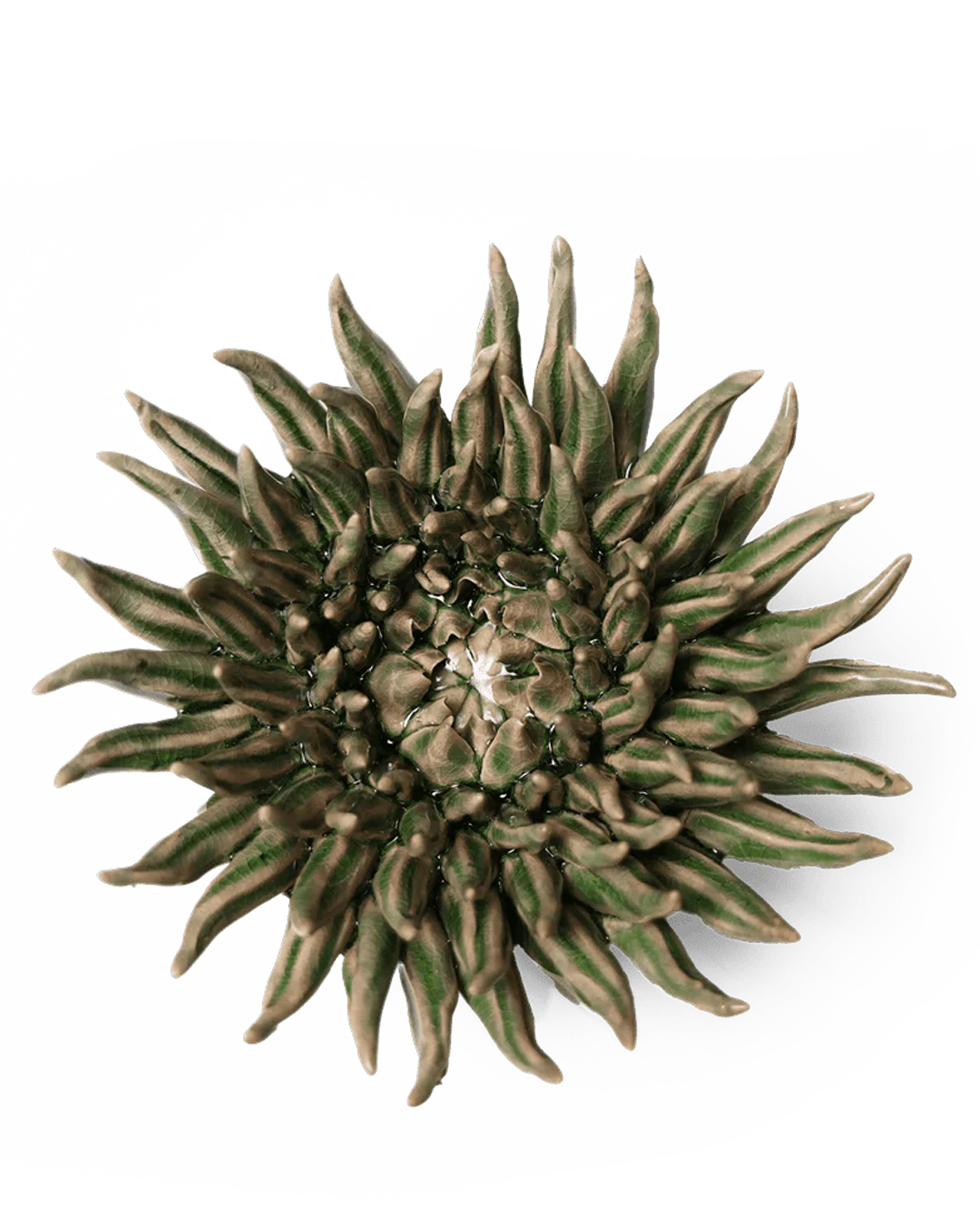 Ceramic Flower Mum Olive 5 - Chive Ceramics Studio - Ceramic Flowers - Chive US