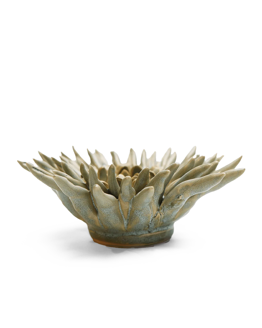 Ceramic Flower Wall Art Flower Green 6 - Chive Ceramics Studio - Ceramic Flowers - Chive US