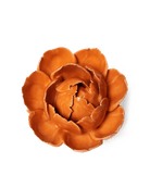 Ceramic Flower Peony Orange 6 - Chive Ceramics Studio - Ceramic Flowers - Chive Ceramics Studio