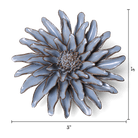 Japan Ceramic Flower Wall Art Grey Gerbera Daisy - Chive Ceramics Studio - Ceramic Flowers - Chive US