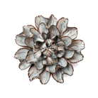 Japan Ceramic Flower Wall Art Chocolate Mint Hibiscus - Chive Ceramics Studio - Ceramic Flowers - Chive US