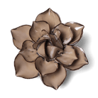 Japan Ceramic Flower Wall Art Brown Cactus Flower - Chive Ceramics Studio - Ceramic Flowers - Chive US