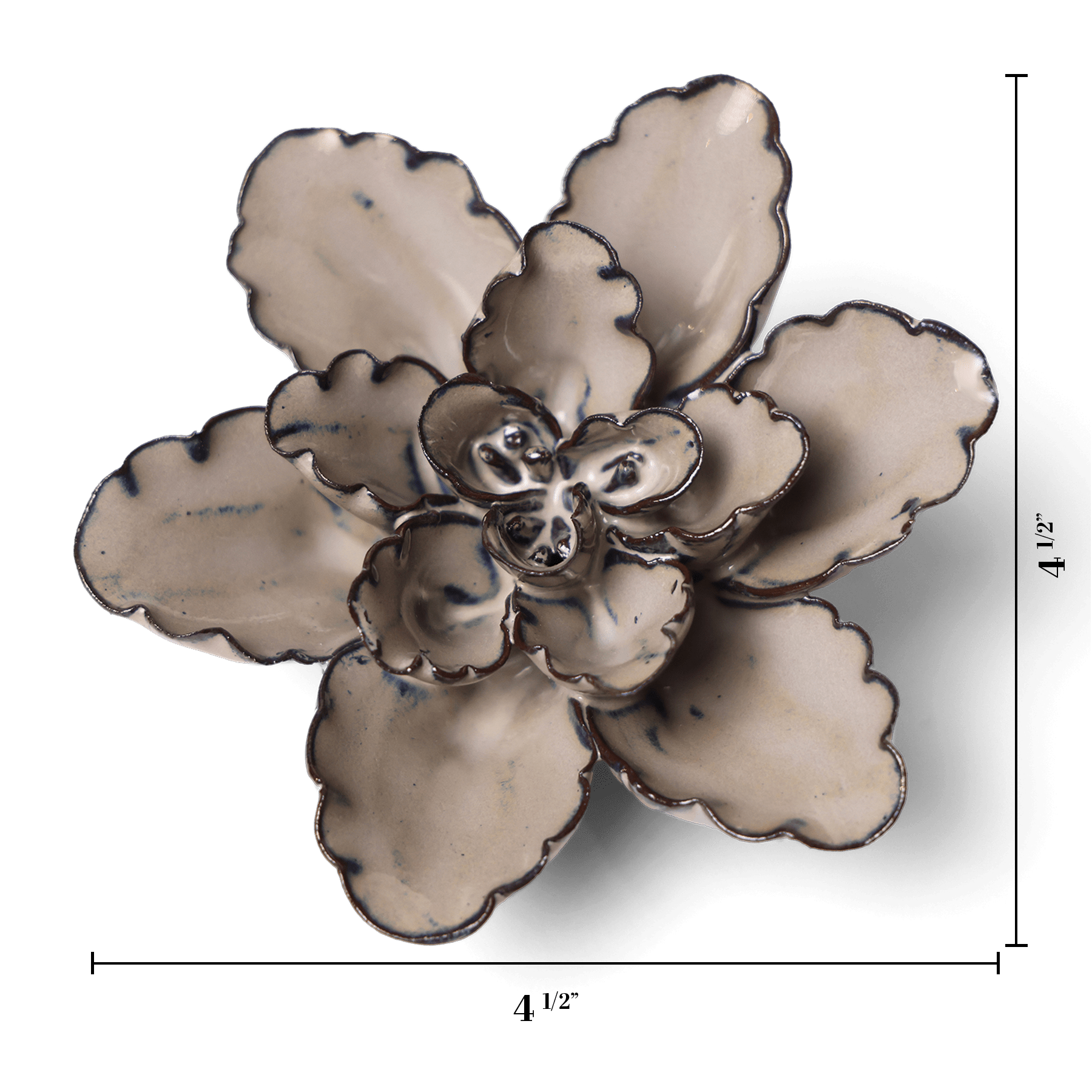 Ceramic Flowers With Keyhole For Hanging On Walls Pandemic Relief Set - Chive Ceramics Studio - Ceramic Flower Sets - Chive US