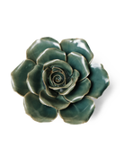 Ceramic Flower Wall Art Rose Teal 9 - Chive Ceramics Studio - Ceramic Flowers - Chive US