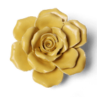 Ceramic Flower Wall Art Rose Yellow 9 - Chive Ceramics Studio - Ceramic Flowers - Chive US