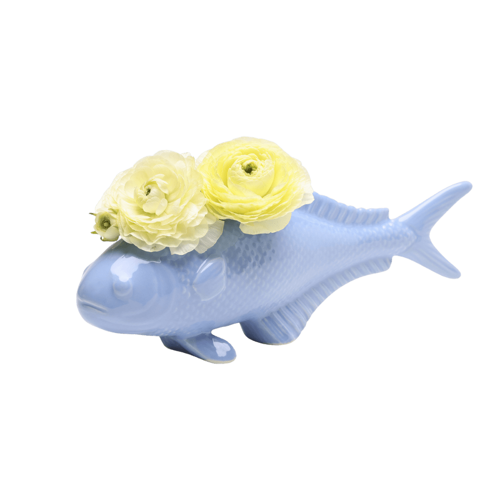 Carp Ceramic Unique Flower Vase - Chive Ceramics Studio - Vases - Chive Ceramics Studio