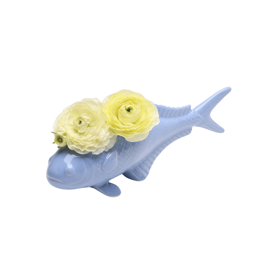 Carp Ceramic Unique Flower Vase - Chive Ceramics Studio - Vases - Chive Ceramics Studio