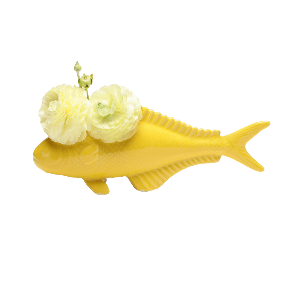 Carp Ceramic Unique Flower Vase - Chive Ceramics Studio - Vases - Chive Ceramics Studio