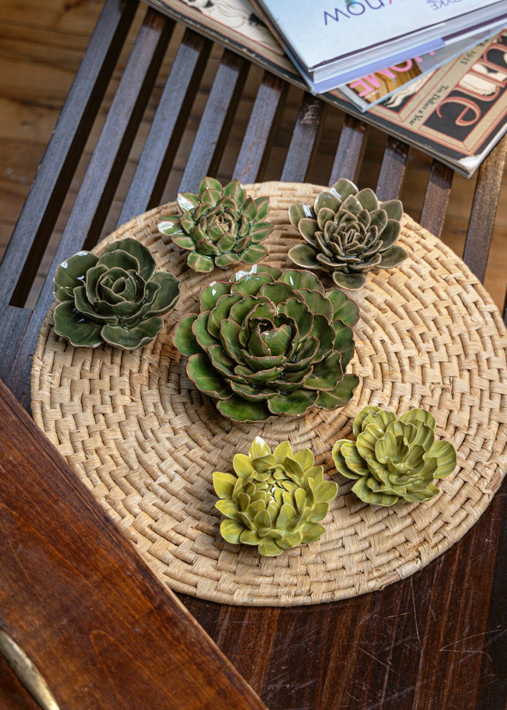 Wisley Garden - 6 Piece Set - Chive Ceramics Studio - Ceramic Flower Sets - Chive Ceramics Studio