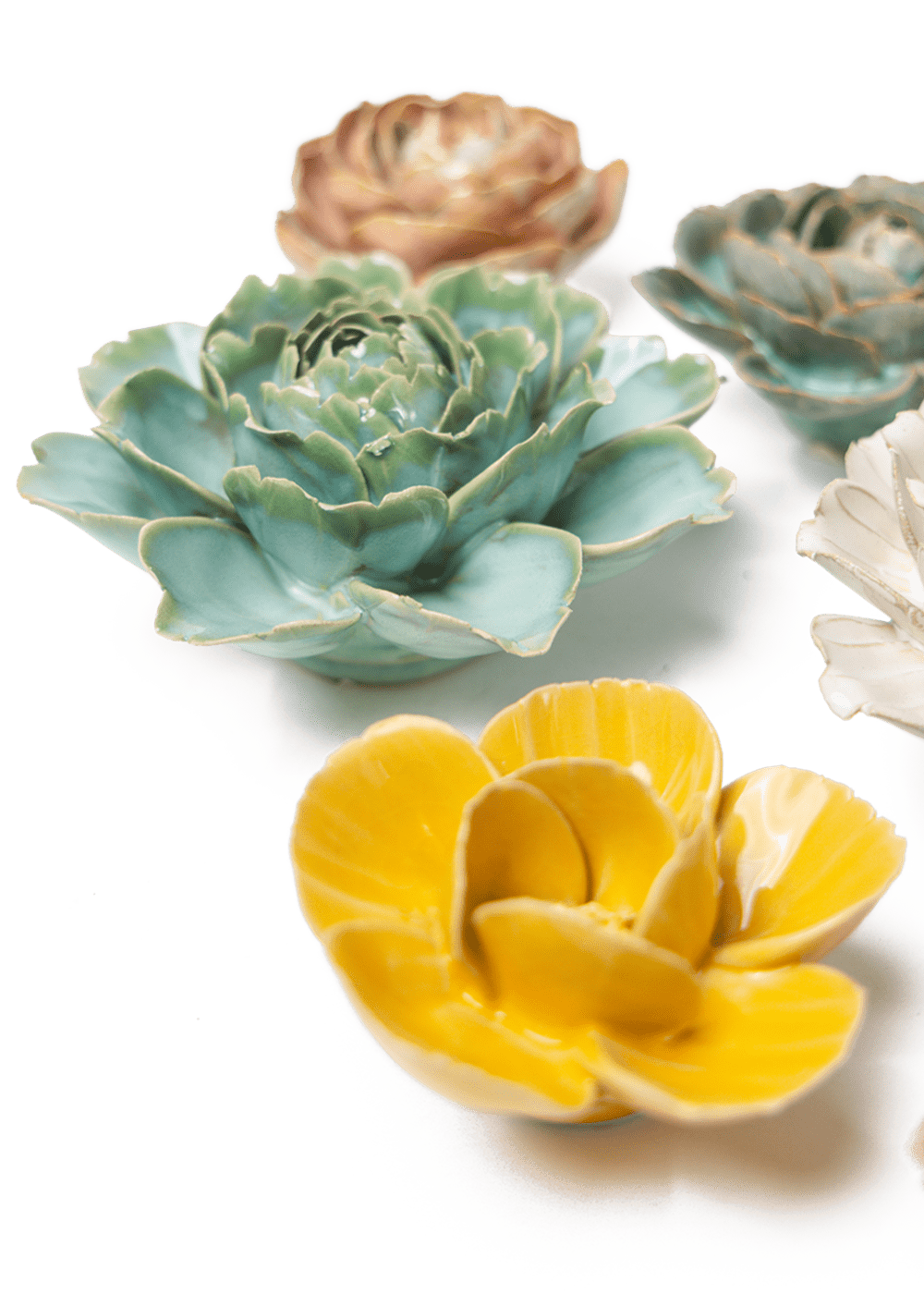 Colmar - 6 Piece Set - Chive Ceramics Studio - Ceramic Flower Sets - Chive Ceramics Studio