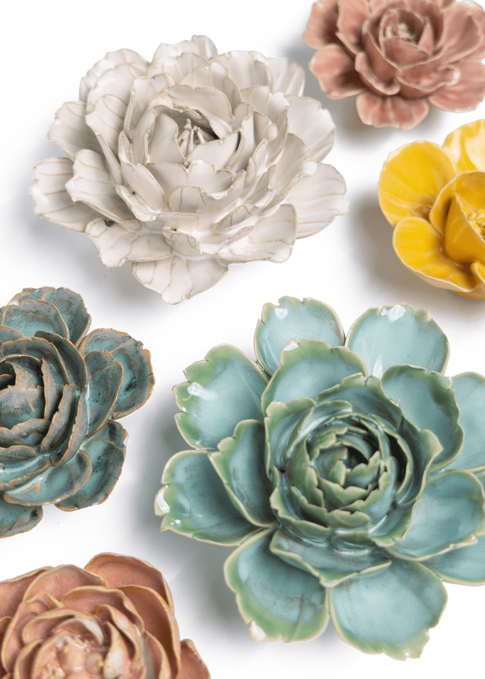 Colmar - 6 Piece Set - Chive Ceramics Studio - Ceramic Flower Sets - Chive Ceramics Studio