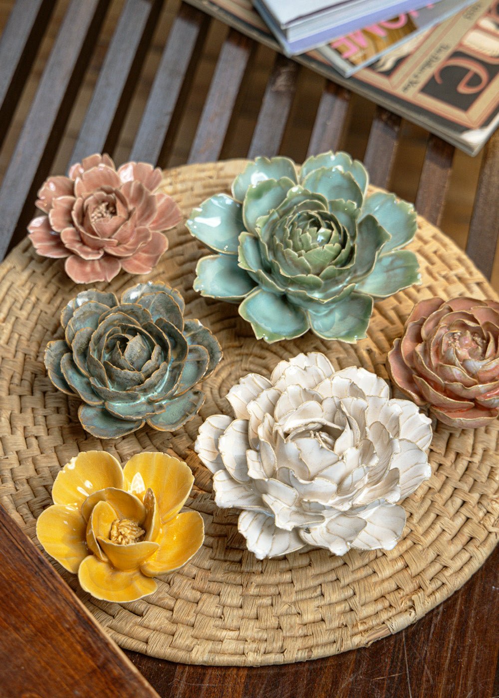 Colmar - 6 Piece Set - Chive Ceramics Studio - Ceramic Flower Sets - Chive Ceramics Studio