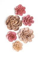 Gerberoy - 6 Piece Set - Chive Ceramics Studio - Ceramic Flower Sets - Chive Ceramics Studio