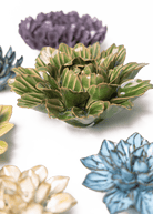 Hitachi Park - 7 Piece Set - Chive Ceramics Studio - Ceramic Flower Sets - Chive Ceramics Studio