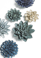 Kameido - 6 Piece Set - Chive Ceramics Studio - Ceramic Flower Sets - Chive Ceramics Studio