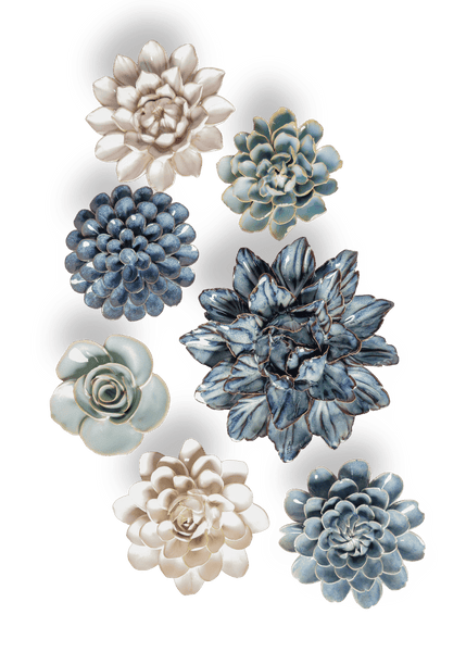 インテリア　フラワーセット⑥ Mudroom Wall Decor │ Montauk 7 Piece Set │ Chive