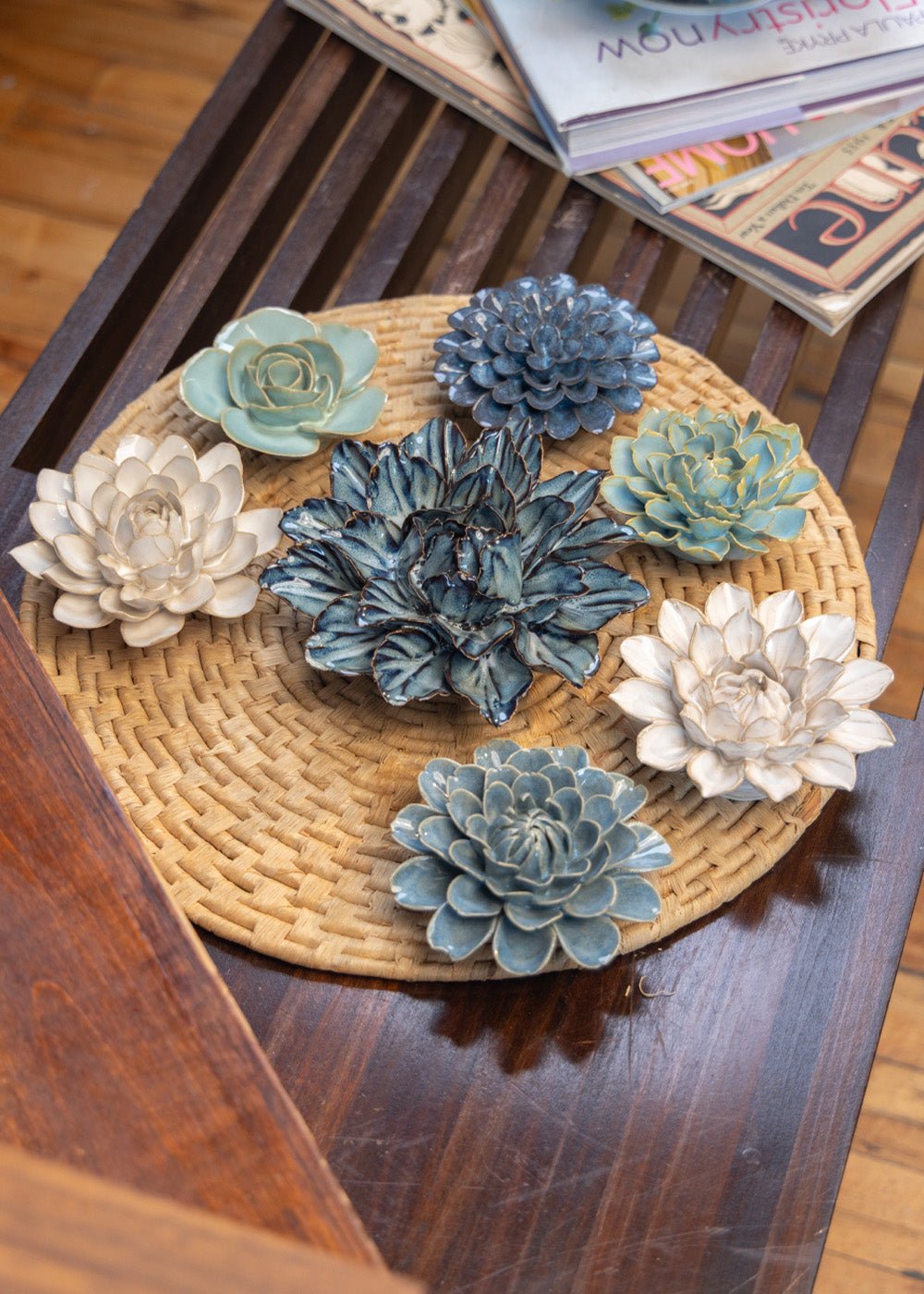 Montauk - 7 Piece Set - Chive Ceramics Studio - Ceramic Flower Sets - Chive Ceramics Studio