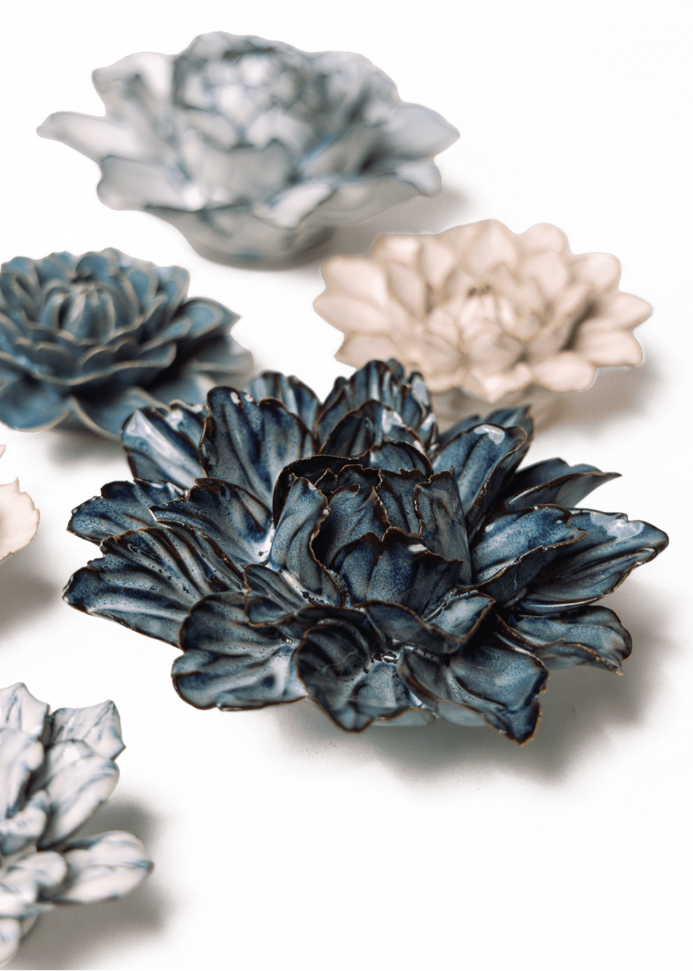 Thuya Garden - 6 Piece Set - Chive Ceramics Studio - Ceramic Flower Sets - Chive Ceramics Studio