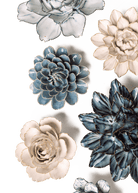 Thuya Garden - 6 Piece Set - Chive Ceramics Studio - Ceramic Flower Sets - Chive Ceramics Studio
