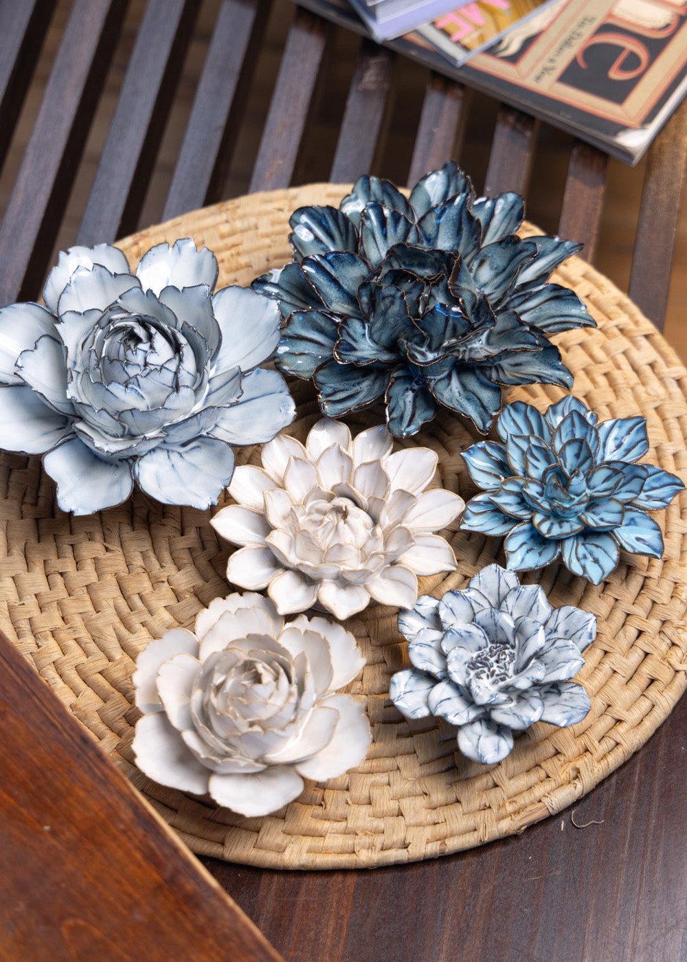 Thuya Garden - 6 Piece Set - Chive Ceramics Studio - Ceramic Flower Sets - Chive Ceramics Studio