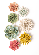 Gotland - 7 Piece Set - Chive Ceramics Studio - Ceramic Flower Sets - Chive Ceramics Studio