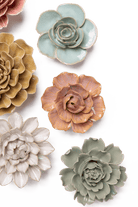 Norrviken Gardens - 6 Piece Set - Chive Ceramics Studio - Ceramic Flower Sets - Chive Ceramics Studio