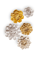 Oslo - 5 Piece Set - Chive Ceramics Studio - Ceramic Flower Sets - Chive Ceramics Studio