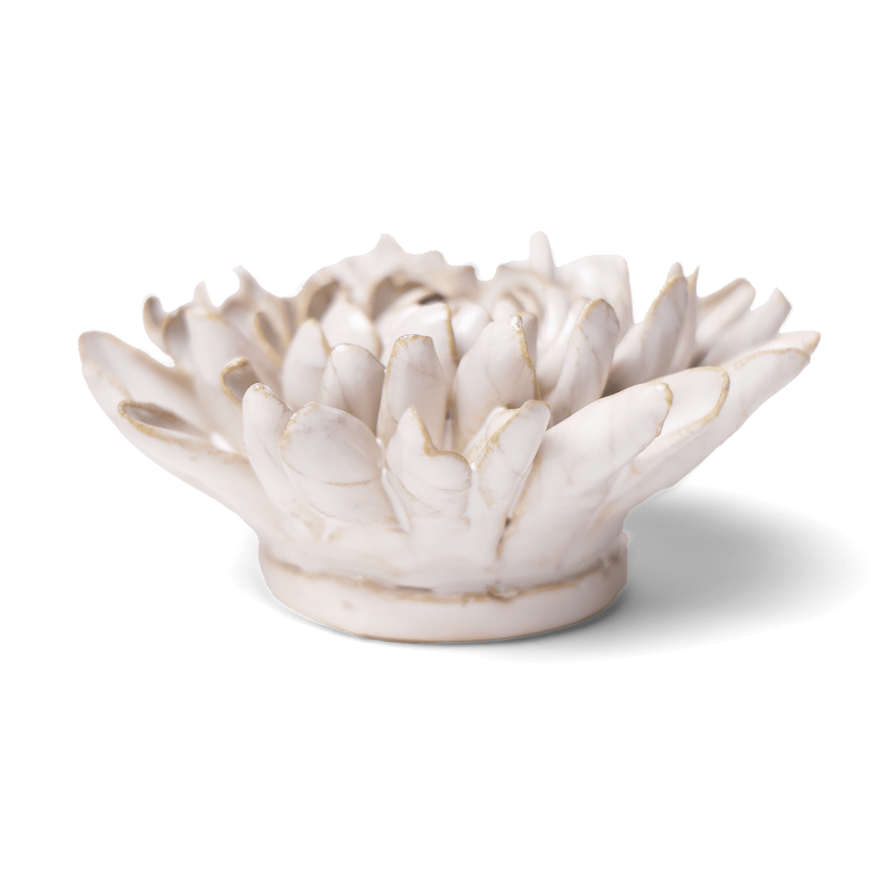 Coastal Ceramic Flower Ivory Chrysanthemum Wall Art - Chive Ceramics Studio - Ceramic Flowers - Chive US