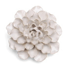 Coastal Ceramic Flower Ivory Water Lily Wall Art - Chive Ceramics Studio - Ceramic Flowers - Chive US