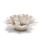 Coastal Ceramic Flower Ivory Water Lily Wall Art - Chive Ceramics Studio - Ceramic Flowers - Chive US