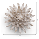 Coastal Ceramic Flower Ivory Spider Mum Wall Art - Chive Ceramics Studio - Ceramic Flowers - Chive US