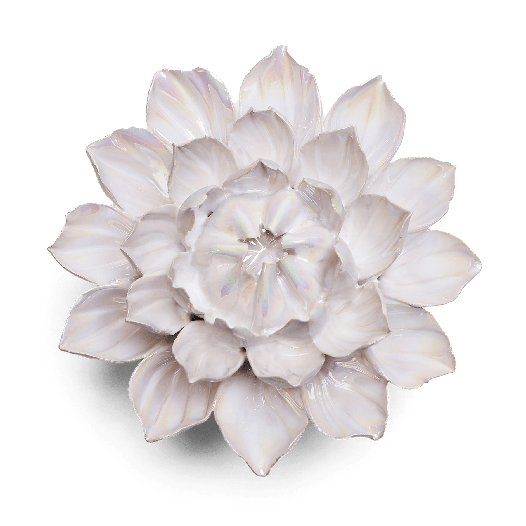 Ceramic Flower Wall Art Pearl Dahlia - Chive Ceramics Studio - Ceramic Flowers - Chive US