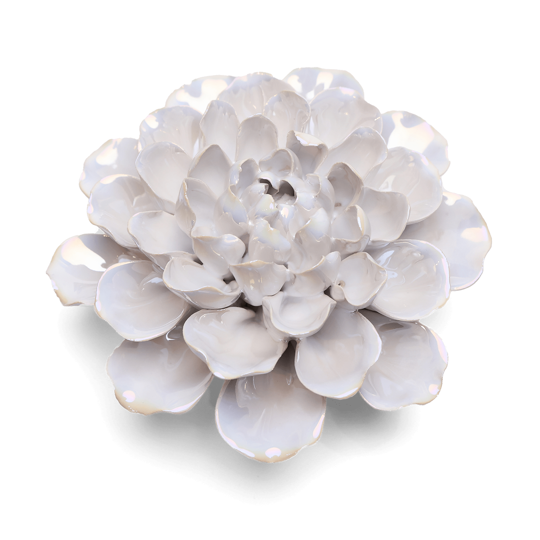 Ceramic Flower Wall Art Pearl Large Flower - Chive Ceramics Studio - Ceramic Flowers - Chive US