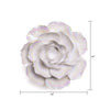 Ceramic Flower Wall Art Pearl Ranunculus