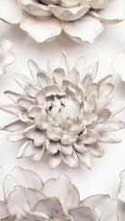 Ivory Chrysanthemum - Chive Ceramics Studio - Ceramic Flowers - Chive Ceramics Studio