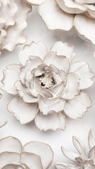 Ivory Rose - Chive Ceramics Studio - Ceramic Flowers - Chive Ceramics Studio