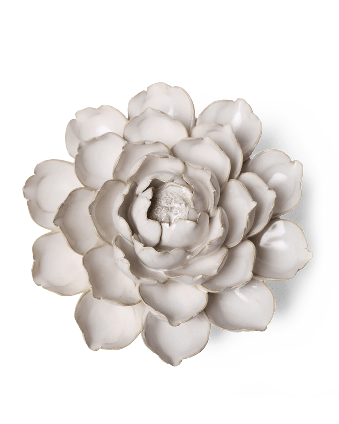 CO07 Ivory Empire Cabbage Flower - Chive Ceramics Studio - Ceramic Flowers - Chive Ceramics Studio