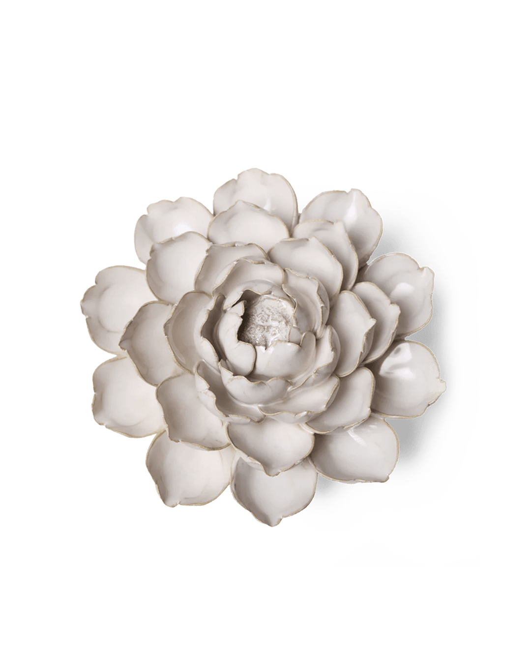 Ivory Empire Cabbage Flower - Chive Ceramics Studio - Ceramic Flowers - Chive Ceramics Studio