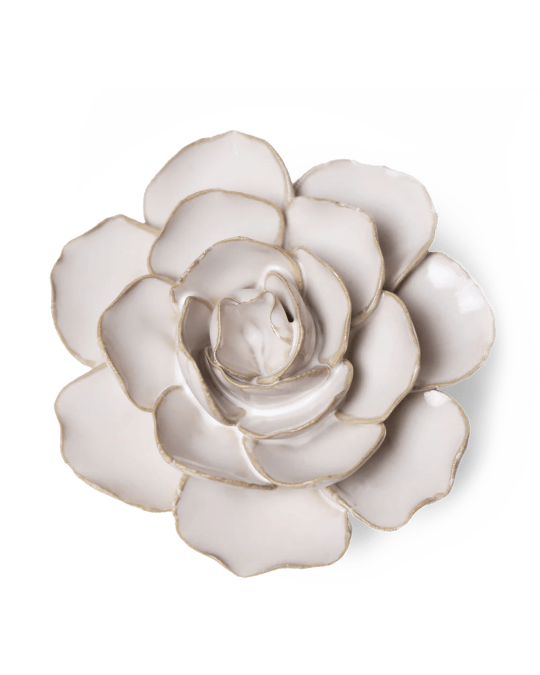 CO08 Ivory Amandine Ranunculus - Chive Ceramics Studio - Ceramic Flowers - Chive Ceramics Studio