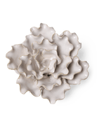 CO14 Ivory Sea Lettuce Medium - Chive Ceramics Studio - Ceramic Flowers - Chive Ceramics Studio