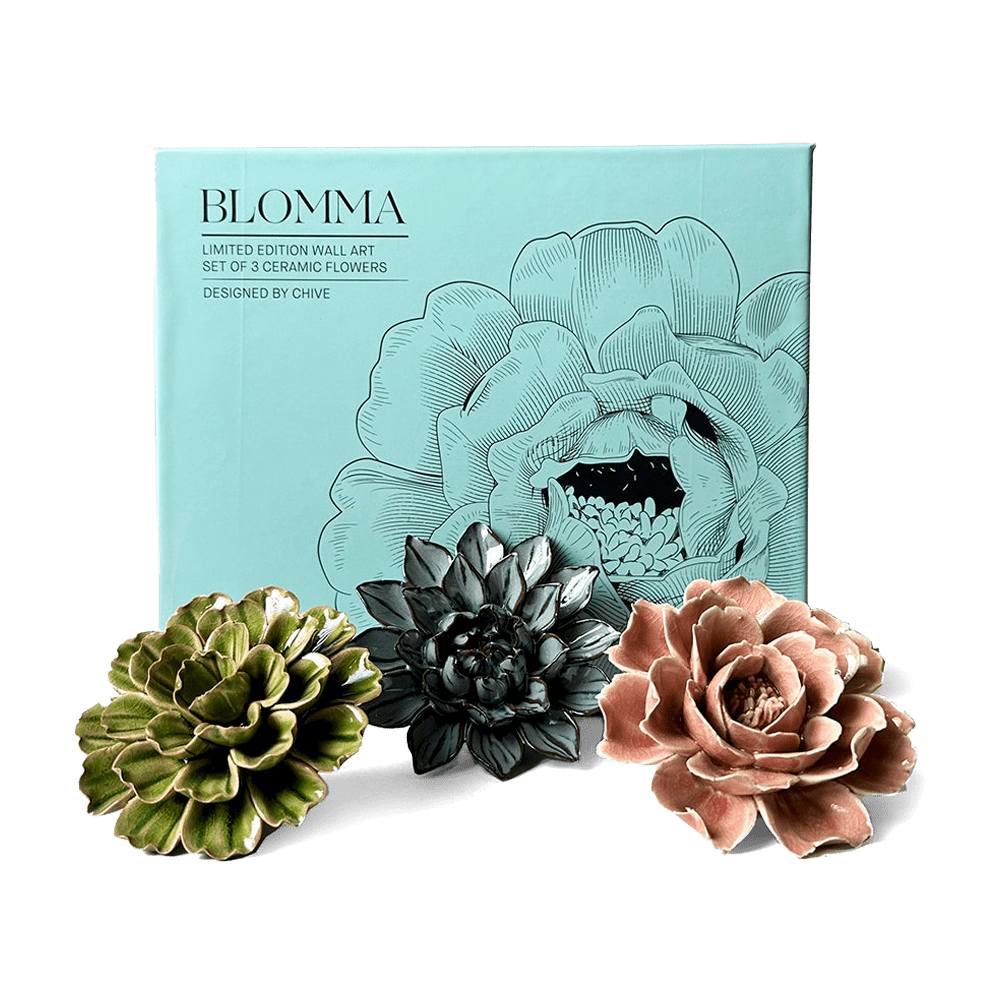 Ceramic Flower Wall Art Blomma Box Set - Chive Ceramics Studio - Ceramic Flowers - Chive US